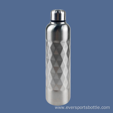 800ml Single Wall Diamonds Design Water Bottle